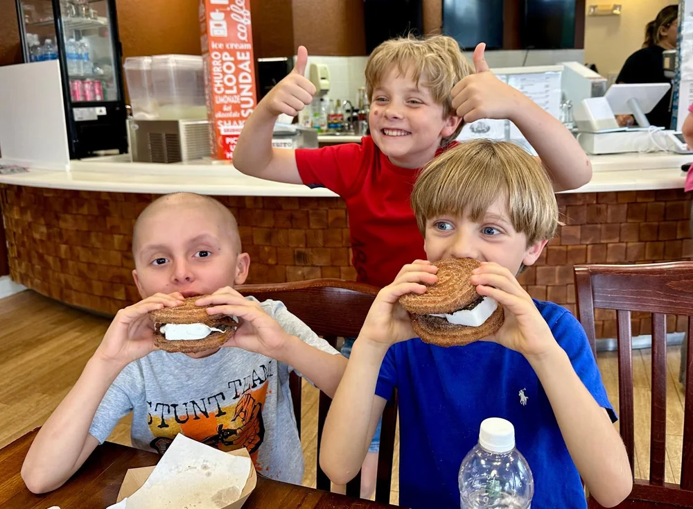Friends enjoying a special day together